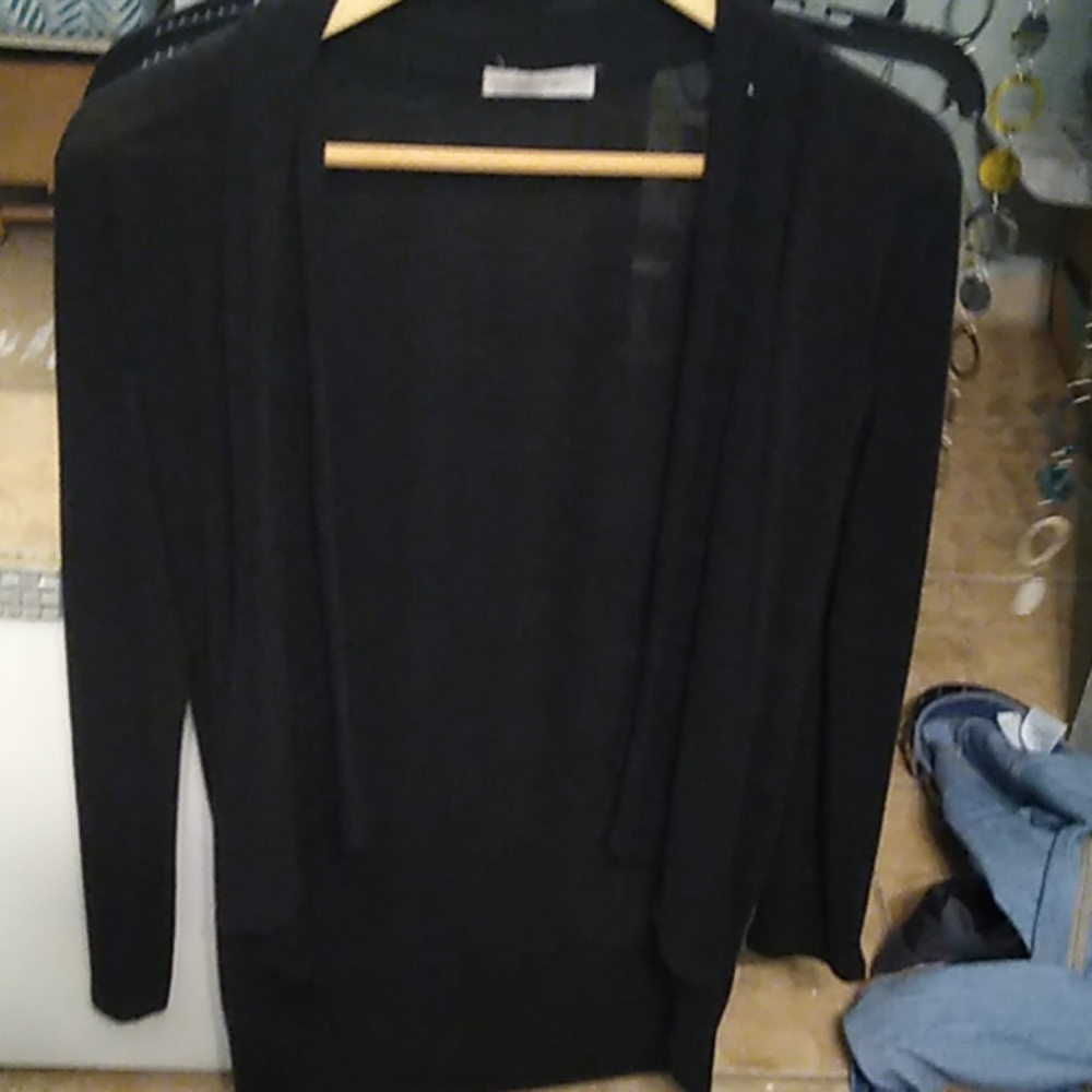 Black cardigan